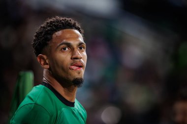 UEFA Avrupa Ligi sırasında Marcus Edwards, Portekiz 'deki Estadio Jose Alvalade' de Sporting CP ve BSC Young Boys arasında oynanan 23 / 24 maçında. (Maciej Rogowski)