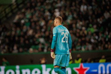 David von Ballmoos UEFA Avrupa Ligi 'nde Sporting CP ve BSC Young Boys arasında oynanan Estadio Jose Alvalade, Lizbon, Portekiz maçında. (Maciej Rogowski)