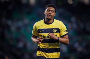 Aurele Amenda UEFA Avrupa Ligi 'nde Sporting CP ve BSC Young Boys arasında oynanan Estadio Jose Alvalade, Lizbon, Portekiz maçında. (Maciej Rogowski)