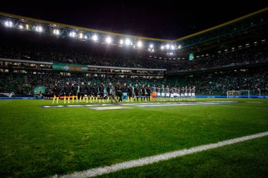 Her iki takım da UEFA Avrupa Ligi sırasında Estadio Jose Alvalade, Lizbon, Portekiz 'deki Sporting CP ve BSC Young Boys arasında oynanan 23 / 24 maçında yer aldı. (Maciej Rogowski)