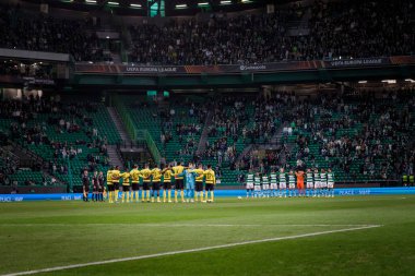 Her iki takım da UEFA Avrupa Ligi sırasında Estadio Jose Alvalade, Lizbon, Portekiz 'deki Sporting CP ve BSC Young Boys arasında oynanan 23 / 24 maçında yer aldı. (Maciej Rogowski)