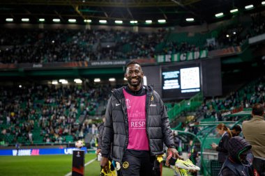 UEFA Avrupa Ligi sırasında Silvere Ganvoula Mboussy, Estadio Jose Alvalade, Lizbon, Portekiz 'deki Sporting CP ve BSC Young Boys arasında oynanan 23 / 24 maçında. (Maciej Rogowski)