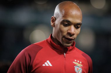 Joao Mario, Portekiz 'in Taca de Portugal maçı sırasında Portekiz' in başkenti Lizbon 'da Estadio Jose Alvalade' de Sporting CP ve SL Benfica arasında oynanan 23 / 24 yarı final maçında. (Maciej Rogowski)
