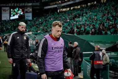 Casper Tengstedt, Portekiz 'in Taca de Portugal maçında SL Benfica ile Portekiz' in başkenti Lizbon 'da oynanan Estadio Jose Alvalade maçında yarı final oynadı. (Maciej Rogowski)