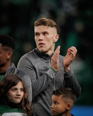 Viktor Gyokeres, Portekiz 'in Taca de Portugal maçında SL Benfica ile Portekiz' in başkenti Lizbon 'da oynanan Estadio Jose Alvalade maçında yarı final oynadı. (Maciej Rogowski)