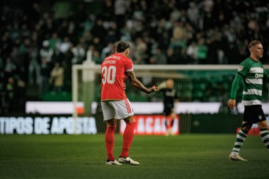 Nicolas Otamendi, Portekiz 'in Taca de Portugal maçında SL Benfica ile Portekiz' in Estadio Jose Alvalade kentinde oynanan 23 / 24 yarı final maçında. (Maciej Rogowski)
