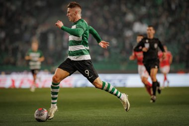 Viktor Gyokeres, Portekiz 'in Taca de Portugal maçında SL Benfica ile Portekiz' in başkenti Lizbon 'da oynanan Estadio Jose Alvalade maçında yarı final oynadı. (Maciej Rogowski)