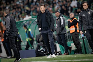 Portekiz, Lizbon 'daki Estadio Jose Alvalade' de Sporting CP ve SL Benfica arasında oynanan Taca de Portugal maçında Roger Schmidt. (Maciej Rogowski)