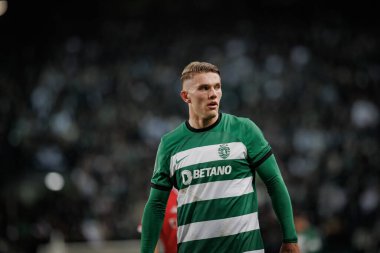 Viktor Gyokeres, Portekiz 'in Taca de Portugal maçında SL Benfica ile Portekiz' in başkenti Lizbon 'da oynanan Estadio Jose Alvalade maçında yarı final oynadı. (Maciej Rogowski)