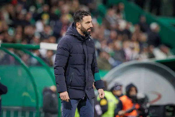 stock image Ruben Amorim during Liga Portugal 23/24 game between Sporting CP and GD Estoril Praia, Estadio Jose Alvalade, Lisbon, Portugal. (Maciej Rogowski)