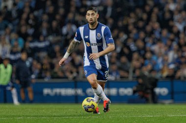 Portekiz Ligi maçında Alan Varela FC Porto ve SL Benfica arasında Estadio Do Dragao, Porto, Portekiz 'de oynandı. (Maciej Rogowski)