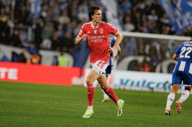 Portekiz 'deki Liga Portekiz maçı sırasında Alvaro Carreras, Portekiz' in Porto şehrinde Estadio Do Dragao 'da FC Porto ile SL Benfica arasında oynadı. (Maciej Rogowski)