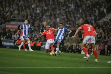 Florentino Luis, Galeno Liga Portekiz maçı sırasında Portekiz 'in Porto şehrinde Estadio Do Dragao' da FC Porto ve SL Benfica arasında oynanmıştır. (Maciej Rogowski)