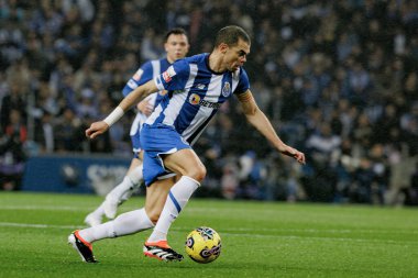 Portekiz 'in Porto şehrinde Estadio Do Dragao' da FC Porto ile SL Benfica arasında oynanan Liga Portekiz maçı sırasında Pepe. (Maciej Rogowski)