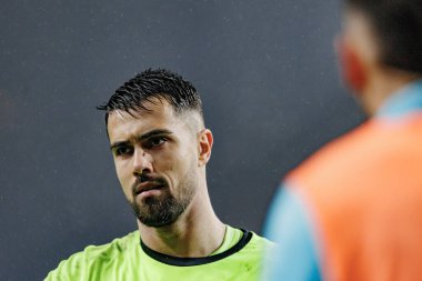 Portekiz 'in Porto şehrinde Estadio Do Dragao' da FC Porto ile SL Benfica arasında oynanan Liga Portekiz maçı sırasında Diogo Costa. (Maciej Rogowski)