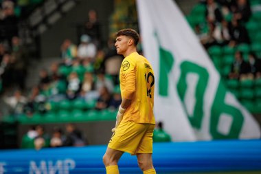 Franco Israel, Portekiz 'in Lizbon şehrindeki Estadio Jose Alvalade' de oynanan UEFA Avrupa Ligi karşılaşmasında Sporting CP ve Atalanta BC arasında oynamıştır. (Maciej Rogowski)