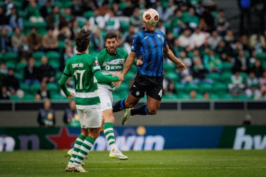 x, Portekiz 'in Lizbon şehrinde Estadio Jose Alvalade' de Sporting CP ve Atalanta BC arasında oynanan UEFA Avrupa Ligi maçı sırasında. (Maciej Rogowski)