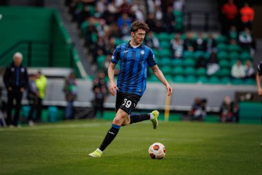 Aleksei Miranchuk UEFA Avrupa Ligi maçında Portekiz 'deki Estadio Jose Alvalade' de Sporting CP ve Atalanta BC arasında oynanmıştır. (Maciej Rogowski)