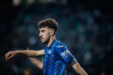 Matteo Ruggeri, Portekiz 'deki Estadio Jose Alvalade' de oynanan UEFA Avrupa Ligi karşılaşmasında Sporting CP ve Atalanta BC arasında oynanmıştır. (Maciej Rogowski)