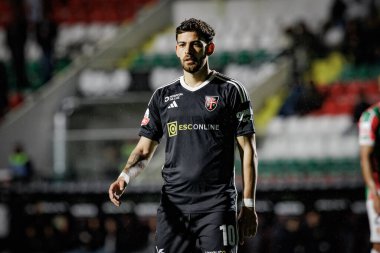 Liga Portekiz maçında Ruben Lameiras CF Estrela Amadora ve Casa Pia AC arasında Estadio Jose Gomes, Amadora, Lizbon, Portekiz 'de oynanan 23 / 24 maçında. (Maciej Rogowski)