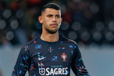Matheus Nunes, Portekiz ve İsveç milli takımı Estadio Dom Afonso Henriques, Guimaraes, Portekiz milli takımı arasında oynanan uluslararası dostluk maçı sırasında. (Maciej Rogowski)