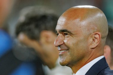 Portekiz ve İsveç milli takımı Estadio Dom Afonso Henriques, Guimaraes, Portekiz milli takımı arasındaki dostça uluslararası maç sırasında Roberto Martinez. (Maciej Rogowski)