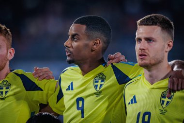 x, Portekiz ve İsveç milli takımları arasında oynanan dostça uluslararası maç sırasında, Estadio Dom Afonso Henriques, Guimaraes, Portekiz. (Maciej Rogowski)