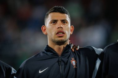 Matheus Nunes, Portekiz ve İsveç milli takımı Estadio Dom Afonso Henriques, Guimaraes, Portekiz milli takımı arasında oynanan uluslararası dostluk maçı sırasında. (Maciej Rogowski)