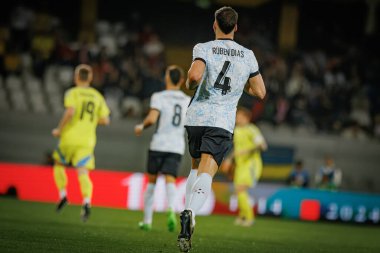 Ruben Dias, Portekiz ve İsveç milli takımı Estadio Dom Afonso Henriques, Guimaraes, Portekiz milli takımı arasında oynanan uluslararası dostluk maçı sırasında. (Maciej Rogowski)