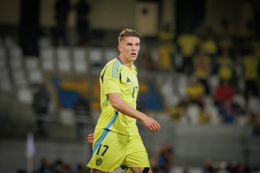 Portekiz ve İsveç milli takımları Estadio Dom Afonso Henriques, Guimaraes, Portekiz milli takımı arasındaki dostça uluslararası maç sırasında Viktor Gyokeres. (Maciej Rogowski)