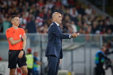 Portekiz ve İsveç milli takımı Estadio Dom Afonso Henriques, Guimaraes, Portekiz milli takımı arasındaki dostça uluslararası maç sırasında Roberto Martinez. (Maciej Rogowski)