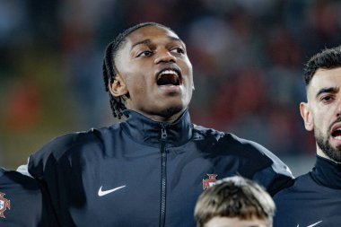 Portekiz ve İsveç milli takımı Estadio Dom Afonso Henriques, Guimaraes, Portekiz milli takımı arasındaki dostça uluslararası maç sırasında Rafael Leao. (Maciej Rogowski)