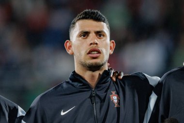 Matheus Nunes, Portekiz ve İsveç milli takımı Estadio Dom Afonso Henriques, Guimaraes, Portekiz milli takımı arasında oynanan uluslararası dostluk maçı sırasında. (Maciej Rogowski)