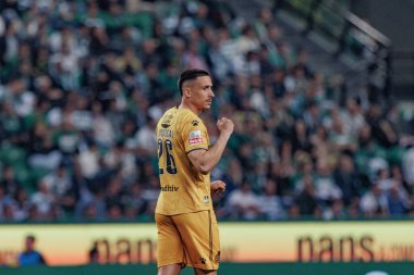 Liga Portekiz maçında Rodrigo Abascal, Sporting CP ve Boavista FC, Estadio Jose Alvalade, Lizbon, Portekiz arasında oynadı. (Maciej Rogowski)