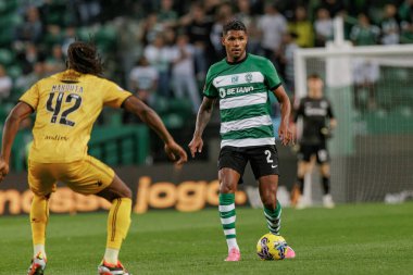 Matheus Reis, Liga Portekiz maçında Boavista FC, Estadio Jose Alvalade, Lizbon, Portekiz arasında oynadı. (Maciej Rogowski)