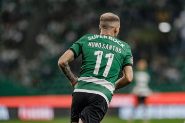 Nuno Santos, Liga Portekiz maçında Boavista FC, Estadio Jose Alvalade, Lizbon, Portekiz arasında oynadı. (Maciej Rogowski)