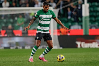 Matheus Reis, Liga Portekiz maçında Boavista FC, Estadio Jose Alvalade, Lizbon, Portekiz arasında oynadı. (Maciej Rogowski)