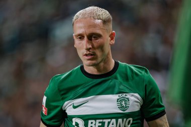 Nuno Santos, Liga Portekiz maçında Boavista FC, Estadio Jose Alvalade, Lizbon, Portekiz arasında oynadı. (Maciej Rogowski)