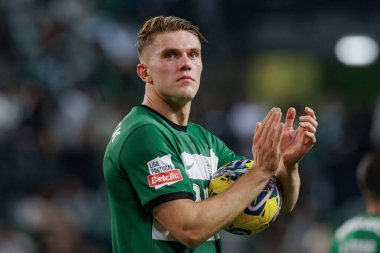 Liga Portekiz maçında Viktor Gyokeres, Sporting CP ve Boavista FC, Estadio Jose Alvalade, Lizbon, Portekiz arasında oynamıştır. (Maciej Rogowski)