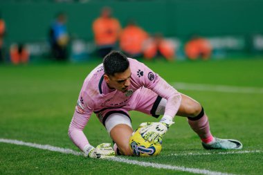 Joao Goncalf, Liga Portekiz maçı sırasında Boavista FC, Estadio Jose Alvalade, Lizbon, Portekiz arasında oynadı. (Maciej Rogowski)