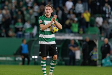 Liga Portekiz maçında Viktor Gyokeres, Sporting CP ve Boavista FC, Estadio Jose Alvalade, Lizbon, Portekiz arasında oynamıştır. (Maciej Rogowski)