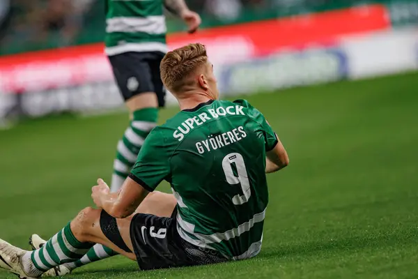 stock image Viktor Gyokeres during Liga Portugal game between Sporting CP and Boavista FC, Estadio Jose Alvalade, Lisbon, Portugal. (Maciej Rogowski)