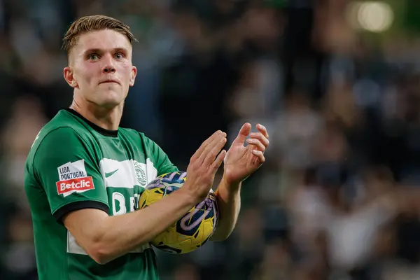 stock image Viktor Gyokeres during Liga Portugal game between Sporting CP and Boavista FC, Estadio Jose Alvalade, Lisbon, Portugal. (Maciej Rogowski)