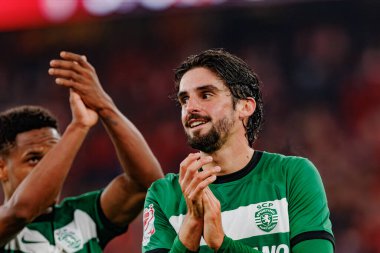 Francisco Trincao Taca de Portugal maçında SL Benfica ve Sporting CP arasında Estadio Da Luz, Lizbon, Portekiz 'de oynandı. (Maciej Rogowski)