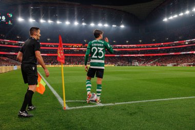 Portekiz 'in Lizbon şehrinde Estadio Da Luz' da SL Benfica ile Sporting CP arasında oynanan ikinci yarı final maçında Daniel Braganca. (Maciej Rogowski)