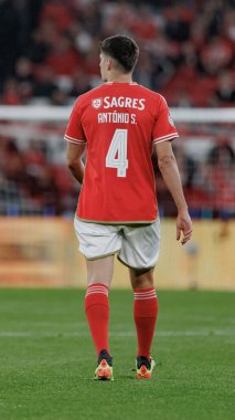 Portekiz 'in Lizbon şehrinde Estadio Da Luz' da SL Benfica ile Sporting CP arasında oynanan ikinci yarı final maçında Antonio Silva. (Maciej Rogowski)
