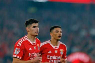 Portekiz 'in Lizbon şehrinde Estadio Da Luz' da SL Benfica ile Sporting CP arasında oynanan ikinci yarı final maçında Antonio Silva. (Maciej Rogowski)