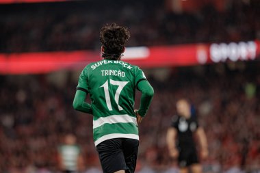 Francisco Trincao Taca de Portugal maçında SL Benfica ve Sporting CP arasında Estadio Da Luz, Lizbon, Portekiz 'de oynandı. (Maciej Rogowski)