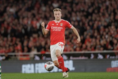 Portekiz 'in başkenti Lizbon' da bulunan Estadio Da Luz 'da SL Benfica ile Sporting CP arasında oynanan ikinci yarı final maçında Casper Tengstedt' i izlediniz. (Maciej Rogowski)