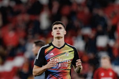 Portekiz 'in Lizbon şehrinde Estadio Da Luz' da SL Benfica ile Sporting CP arasında oynanan ikinci yarı final maçında Antonio Silva. (Maciej Rogowski)